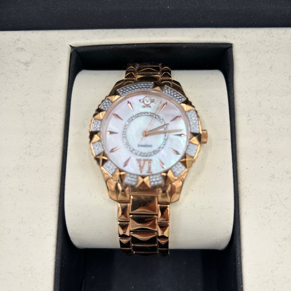 Women’s GEVRIL GV2 Venice, diamond quartz 39 mm watch NWT main image 6